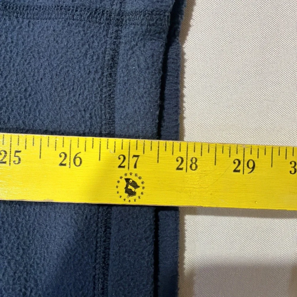 North Face Men's XL Blue Quarter Zip Fleece Pullover 00171